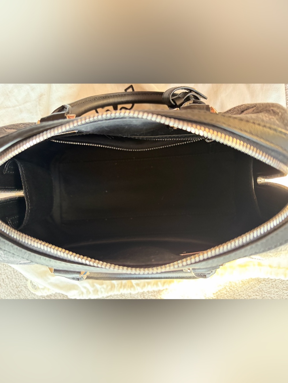 MCM Black Denim Aren bag - Picture 9 of 9